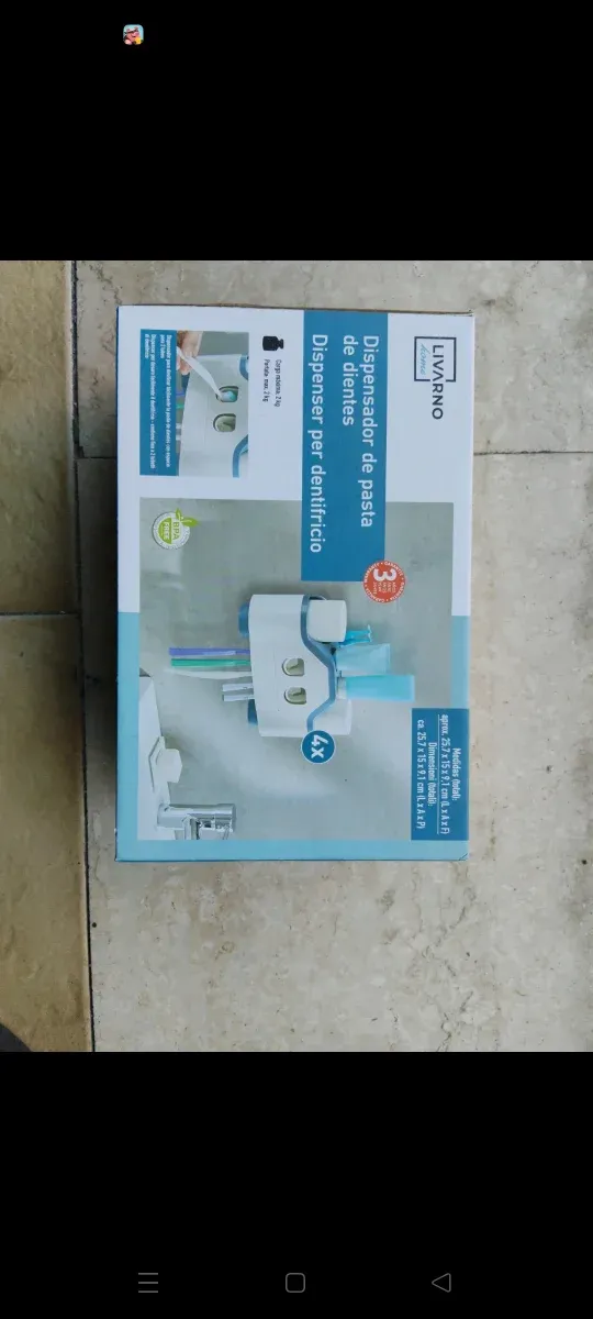 Dispenser dentifricio Livarno