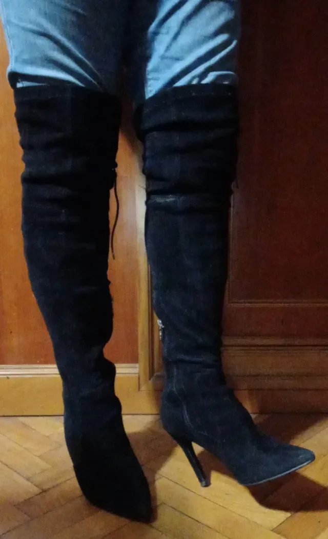 Botas mosqueteras tacón 9 cm