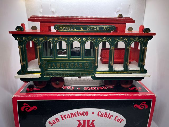 Juguete antiguo tranvía San Francisco