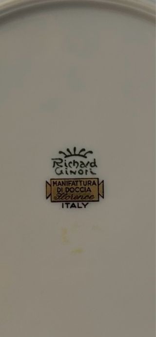 Piatto Richard Ginori Italian Fruit Cameo