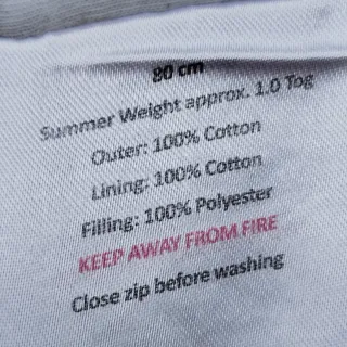 Slumbersac 80 cm tog 1