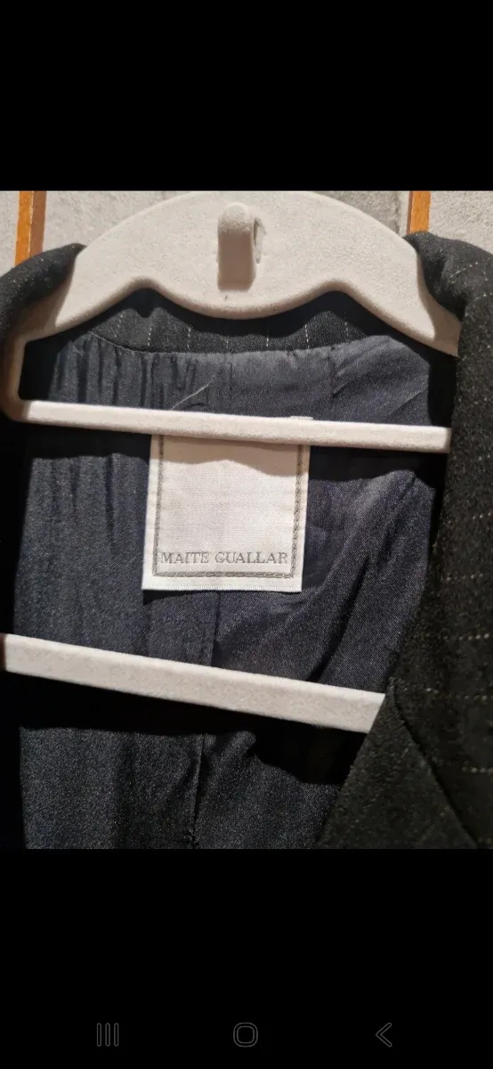 Blazer Maite Guallar Talla 52 Negro