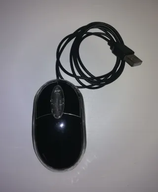 Ratón Óptico USB Negro