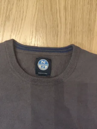 Jersey unisex gris talla M