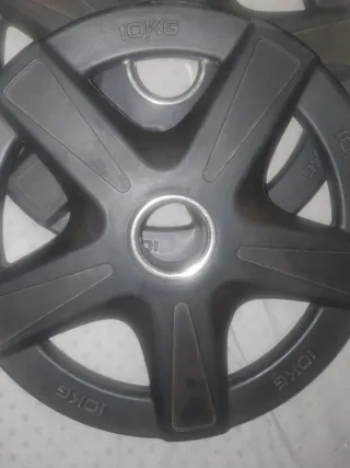 Discos de pesa 10 kg(la pareja)