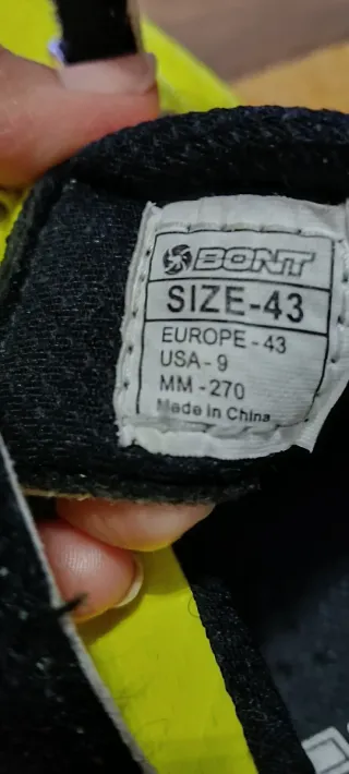 Zapatillas Bont Ciclismo Carretera Amarillas