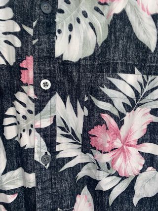 Camisa Cactus Manga Corta Estampada Floral