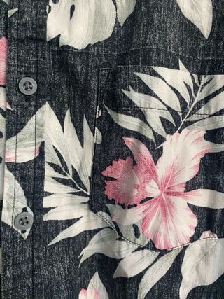 Camisa Cactus Manga Corta Estampada Floral