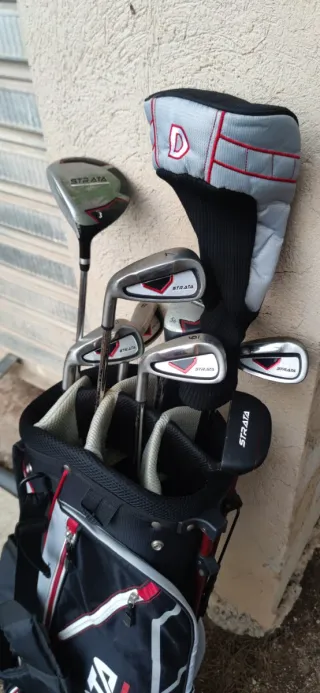 Bolsa y palos de golf Strata