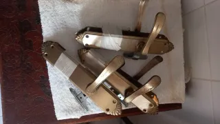 6 Pomos de Puerta Vintage Bronce( serie 600).