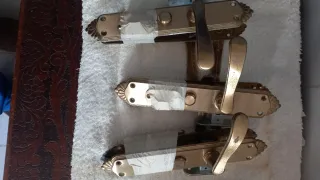 6 Pomos de Puerta Vintage Bronce( serie 600).