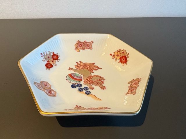 Bol de porcelana de Vista Alegre motivo oriental