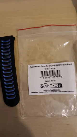 Correa Garmin Forerunner 920XT Azul/Negro