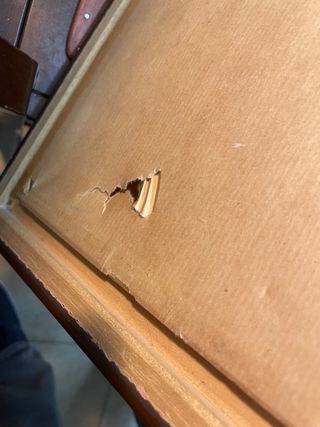 Quadro con cornice dorata