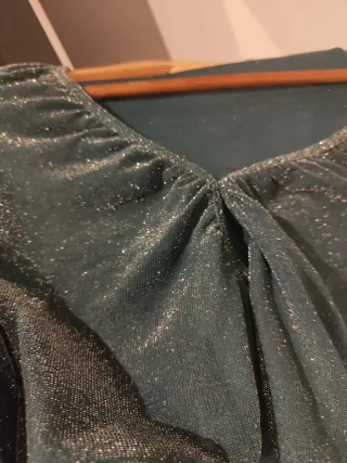 Camiseta fiesta verde brillante