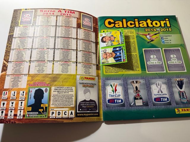 Lotto 3 Album Calciatori Panini 2012-2015