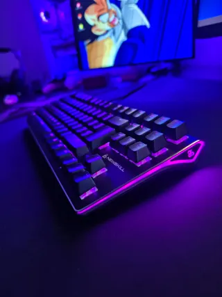 Teclado Mecánico Newskill Serike TKL Cherry Red