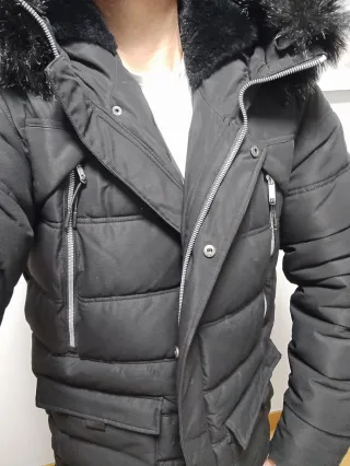 Abrigo Parka JD Sports Negro