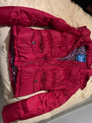 Chaqueta Zara Roja Impermeable
