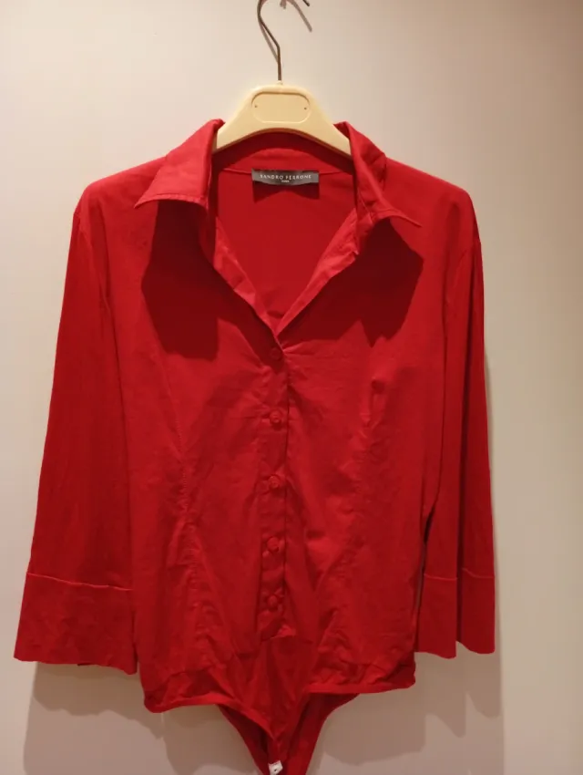 Camicia donna SANDRO FERRONE rossa