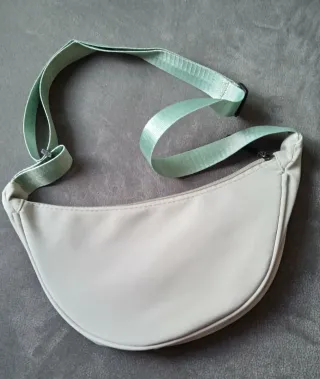 Bandolera Nueva Beige y Verde