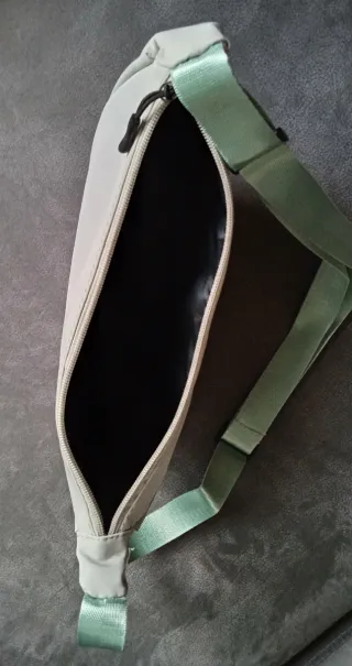 Bandolera Nueva Beige y Verde