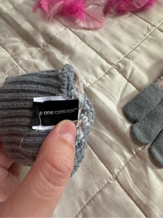 Guanti invernali con renne