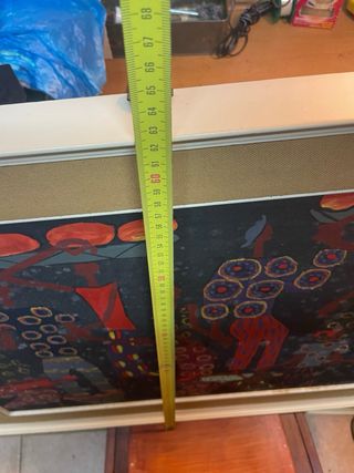 Quadro astratto multicolore