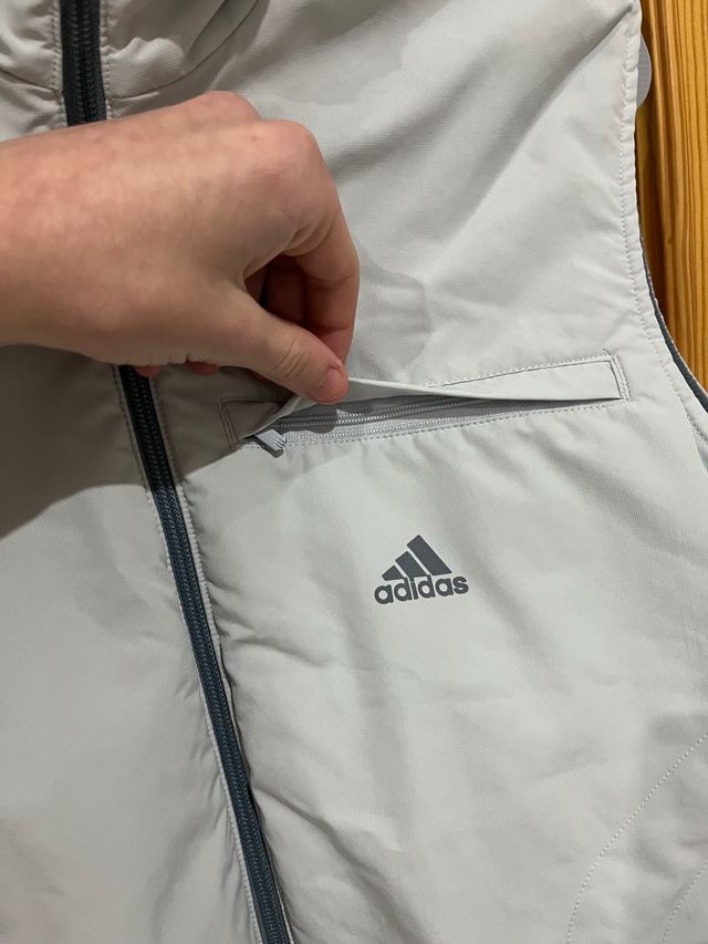 Chaleco Adidas Beige/Gris Talla M