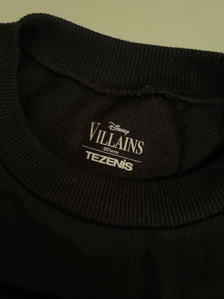 Jersey negro con estampado de los villanos Disney