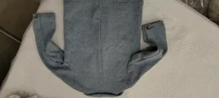 Giacca bimbo fantasia chevron blu