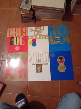 Lote 6 libros de museos de arte