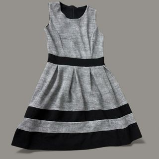 Vestitino donna grigio e nero