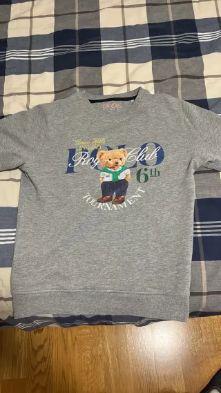 Sudadera Polo Club Oso Gris Multicolor