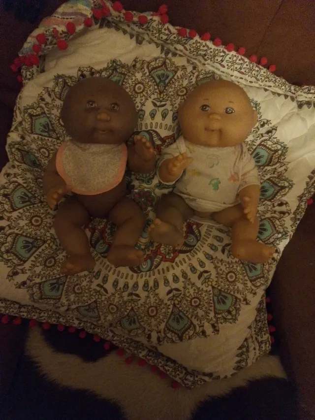 Vecchie bambole cavolo