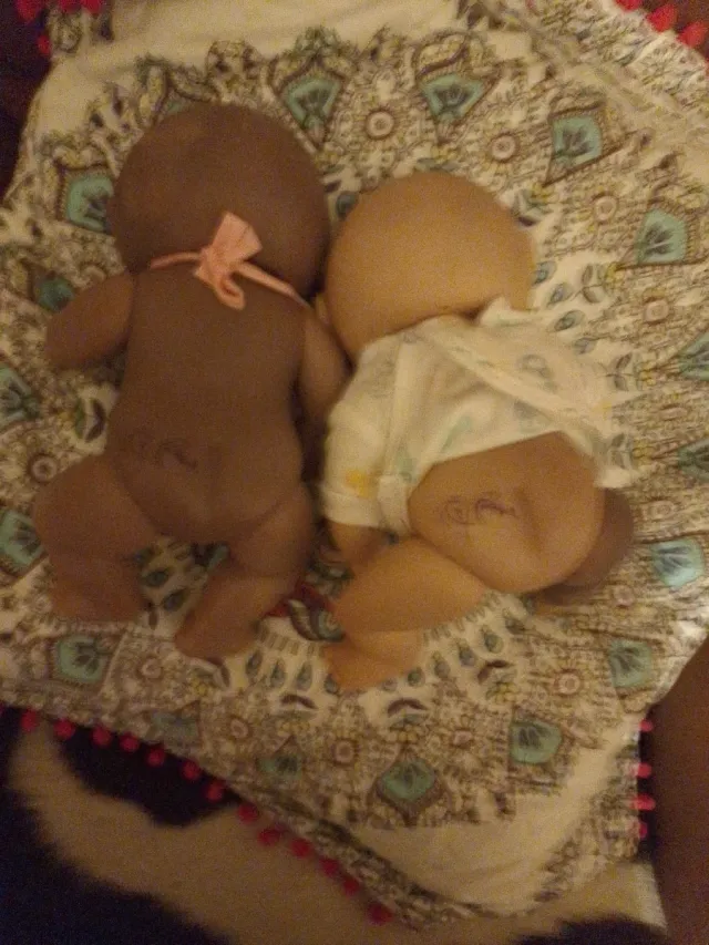 Vecchie bambole cavolo