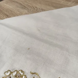 Pico de Manteleta de Fallera Dorado Bordado