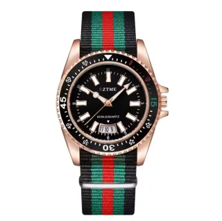 Reloj SZTME Negro con Correa Multicolor