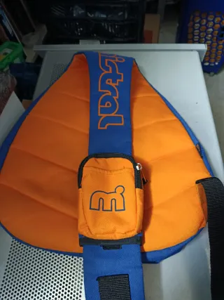 Bandolera Mistral Vintage Azul Naranja
