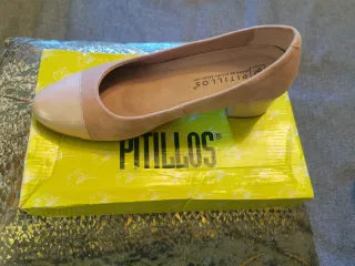 Zapatos salón Pitillos beige/rosa T.39