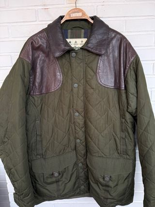 BARBOUR HIGHFIELD JACKET Chaquetón verde talla L