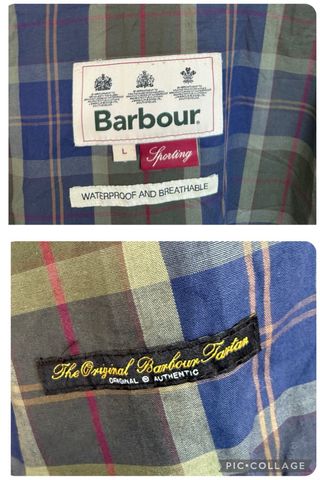 BARBOUR HIGHFIELD JACKET Chaquetón verde talla L