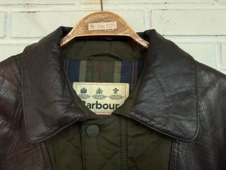 BARBOUR HIGHFIELD JACKET Chaquetón verde talla L