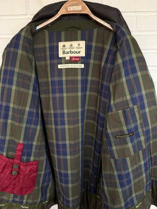 BARBOUR HIGHFIELD JACKET Chaquetón verde talla L