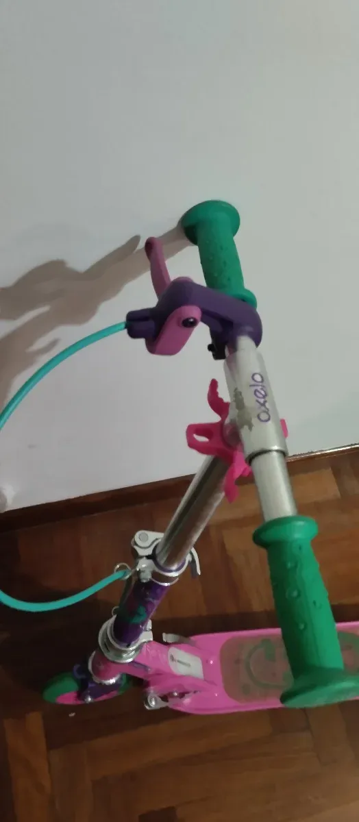 Patinete infantil rosa y morado Decathlon