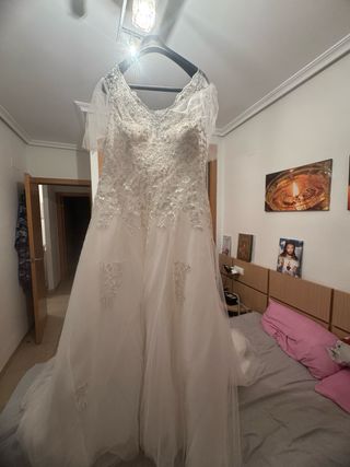 Vestido de Novia Curvy Talla XXXL