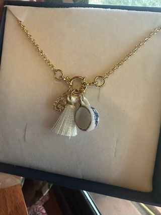 Collana con ciondolo cuore ceramica