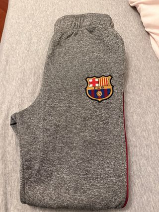 Pantalón Chándal Niño FC Barcelona Gris