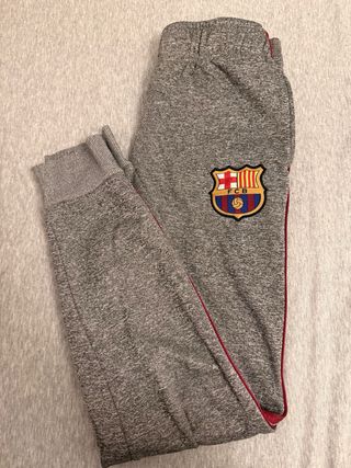 Pantalón Chándal Niño FC Barcelona Gris