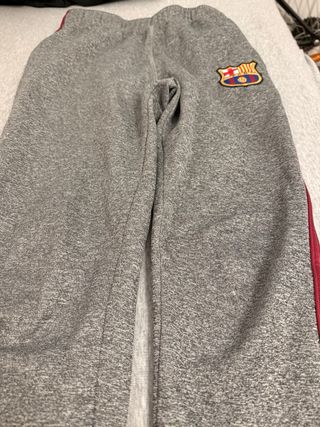 Pantalón Chándal Niño FC Barcelona Gris
